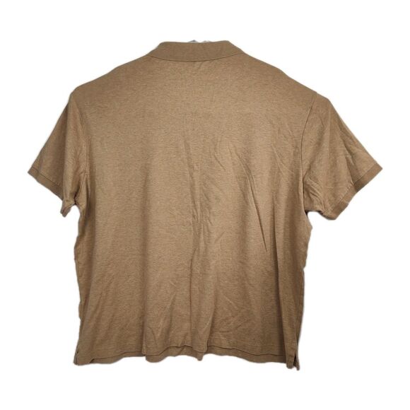 Polo Ralph Lauren Polo Shirt Men's 4XB Light Brown Embroidered Logo Short Slvs - Picture 2 of 9